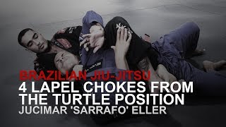 BJJ: 4 Lapel Chokes From The Turtle Position | Evolve University