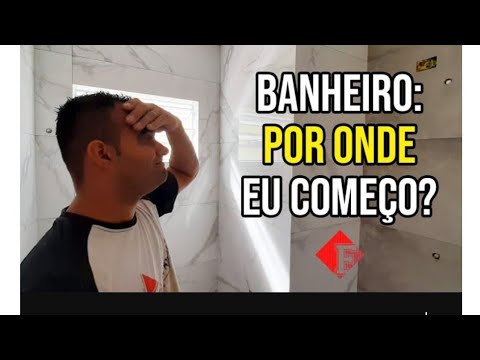 banheiro em 45 graus por onde começar????