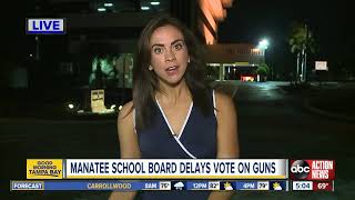 Manatee County delays vote on whether to arm teachers