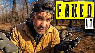 I FAKED IT! Electric Company CALLED ME BACK! Homestead / Tiny House