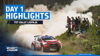 Day 1 Highlights | ERC Tet Rally Liepāja 2023