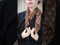 Beautiful Scarf Styles Every Girl Should Try✨ #DailyLook #TrendyGirls #FashionReels#koreanfashion#1m
