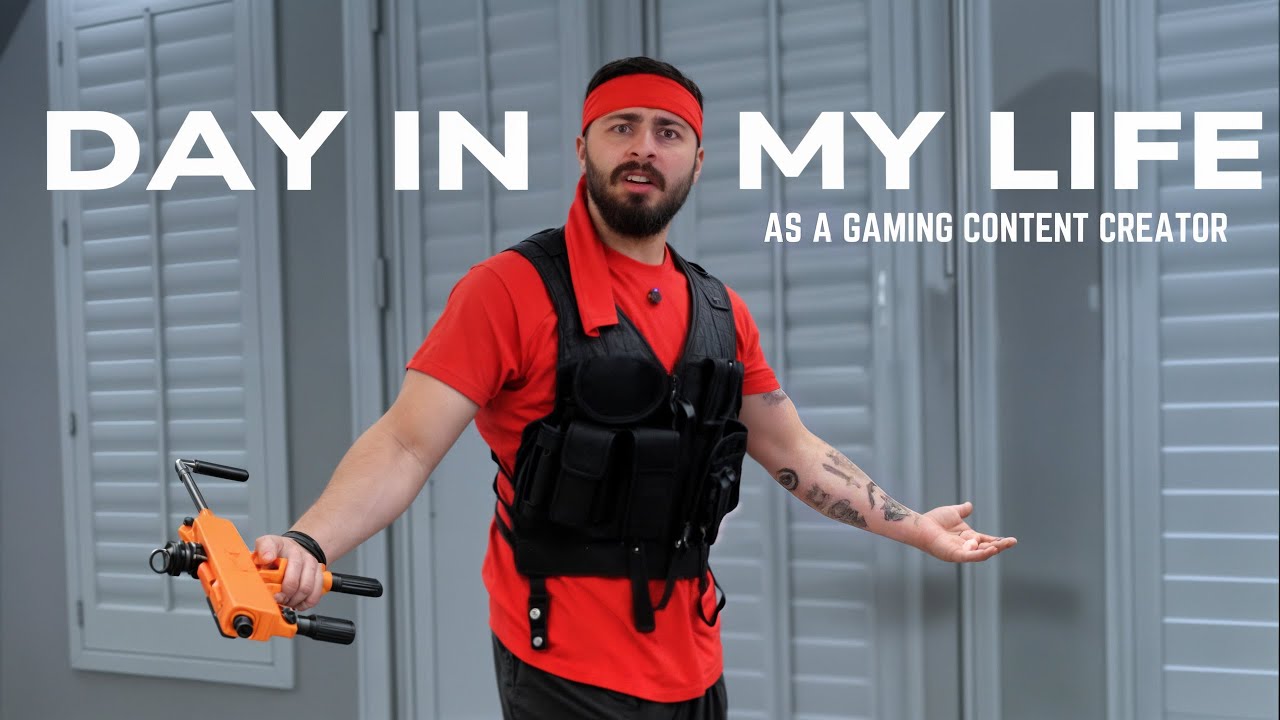 Day In The Life Of A Gamer Content Creator