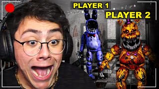 Jugamos FNAF en MULTIJUGADOR (Caos🤪)