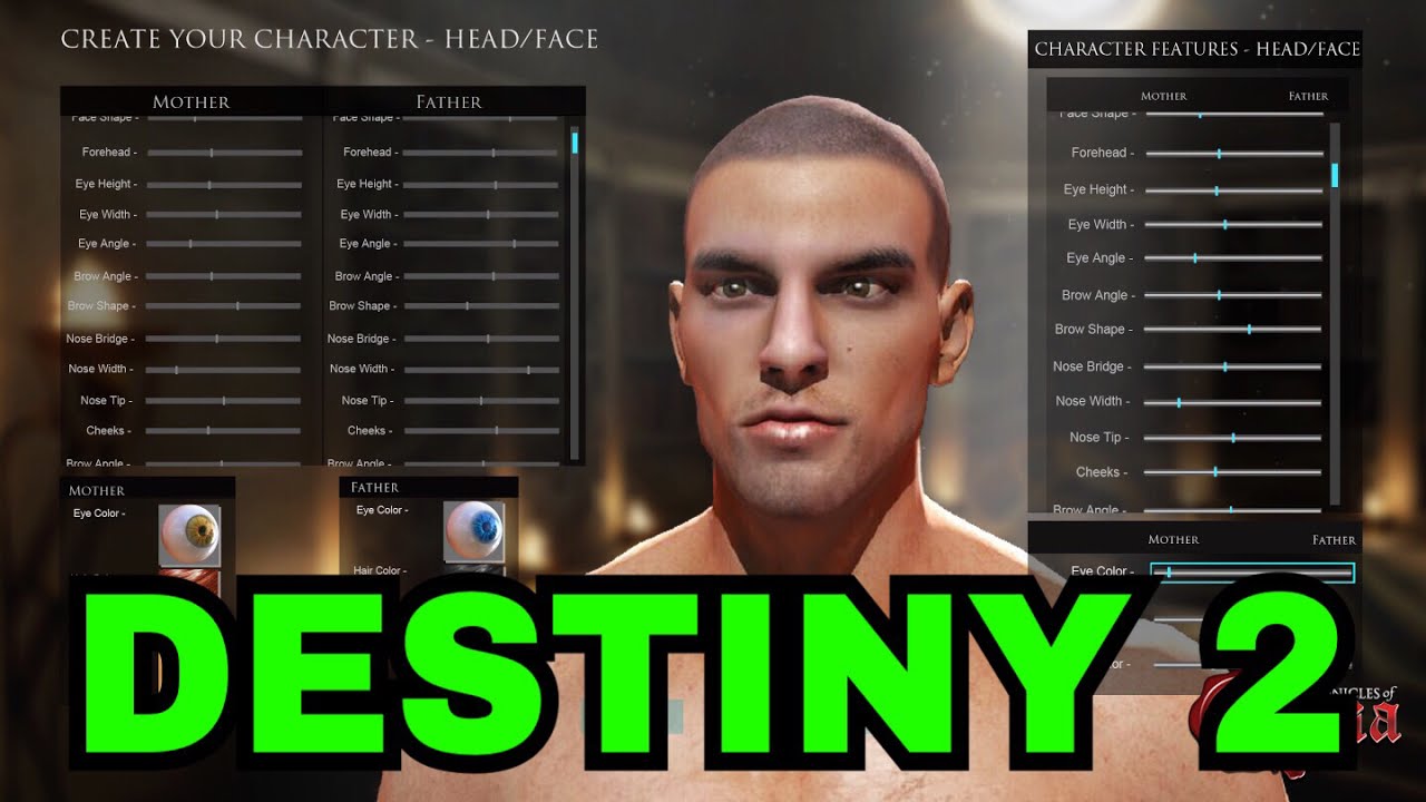 THE CHARACTER CUSTOMIZATION IN DESTINY 2? - YouTube
