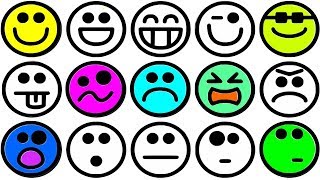 How to Draw Emoji | Emoji Coloring Page | Learn Colors for Children