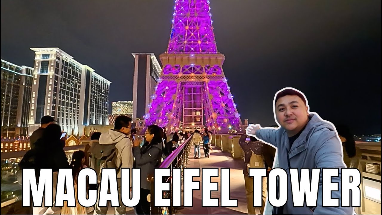 MACAU EIFFEL TOWER AT THE PARISIAN MACAO OBSERVATION DECK