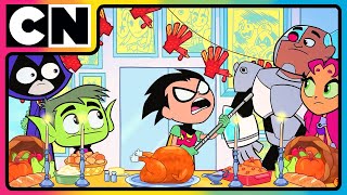 The Ans Thanksgiving Disaster Teen Ans Go Compilation Cartoon For Kids