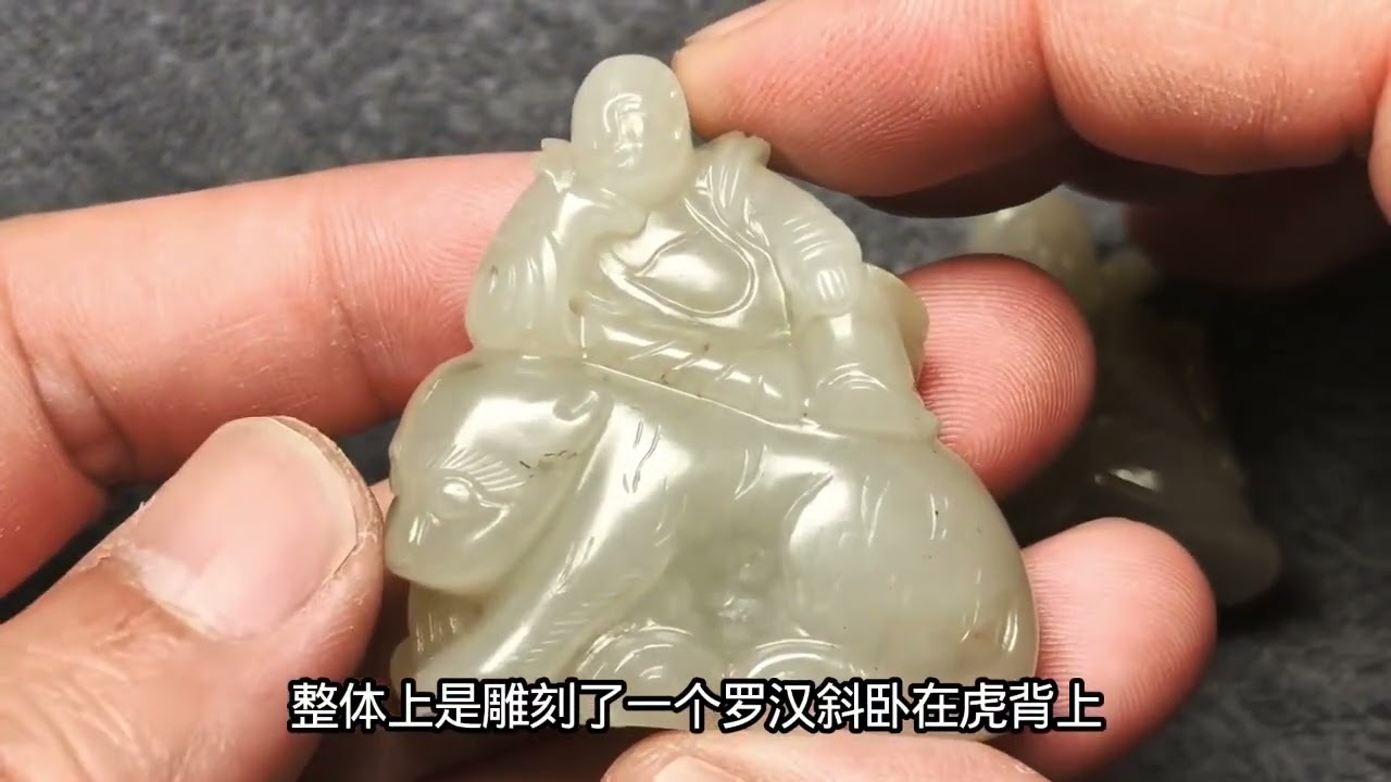 和田玉佛像即是案头清供，亦是随身福慧。 #古玉老玉#收藏品#佛教文化