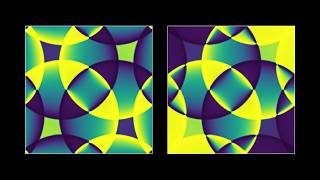 Waves in squares with Dirichlet and Neumann boundary conditions