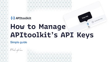 How to Use APItoolkit API Keys