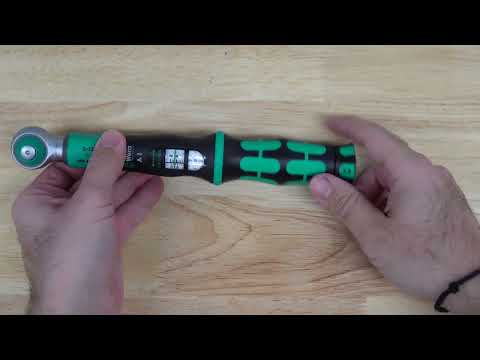 Wera Safe-Torque A 1 Torque Wrench with 1/4 Inch Square Drive, 2-12 Nm (05075800001)