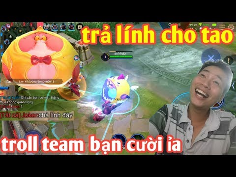 Liên Quân _ Thánh Troll Zip Hút Hết Lính Khiến Team Bạn Cay Cú | Trả Lính Cho Tao