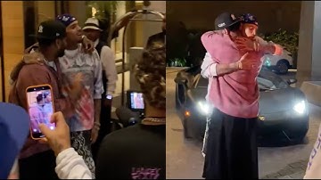 Chris Brown Holds Back Tears After Bryson Tiller Gives A Lamborghini For Bringing Him On Tour