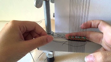 Adding Beads to a Fiber Tapestry