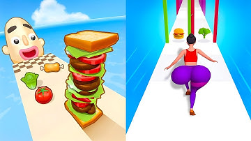Sandwich Runner vs Twerk Race 🔥MAX LEVELS UNLOCKED | 2025 Update (Android, iOS) 