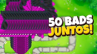 LOUCURA MOAB! 5 rodadas com 50 tipos de MOAB! | Bloons TD 6