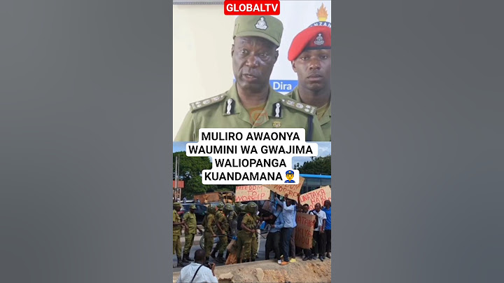 👮‍♂️MULIRO AWAONYA WAUMINI WA GWAJIMA WALIOPANGA KUANDAMANA👮‍♂️🔥 #breaking #globaltv #polisi