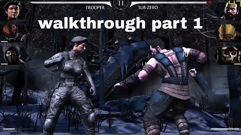 Mortal kombat X gameplay Walkthrough part 1 (android ios)