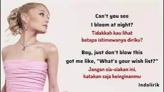 dandelion - Ariana Grande | Lirik Terjemahan Indonesia