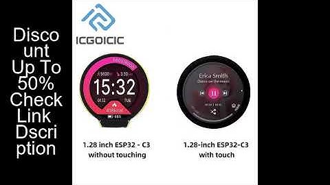 ESP32-C3 development board 1.28 inch circular LCD display touch screen with wifi Bluetooth-compatibl