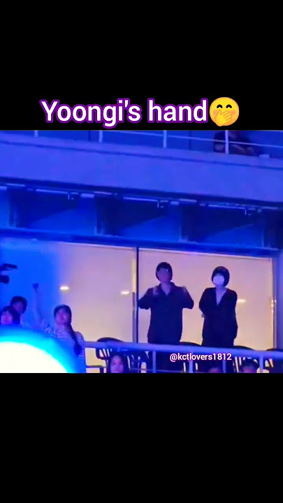 yoongi's hand 🤭#yoonmin #jimin #minyoongi