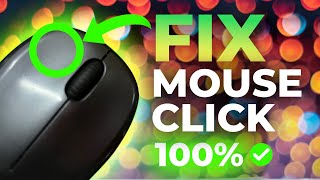 How To Fix Mouse Left Click Button 🔥✅ (Logitech M235)