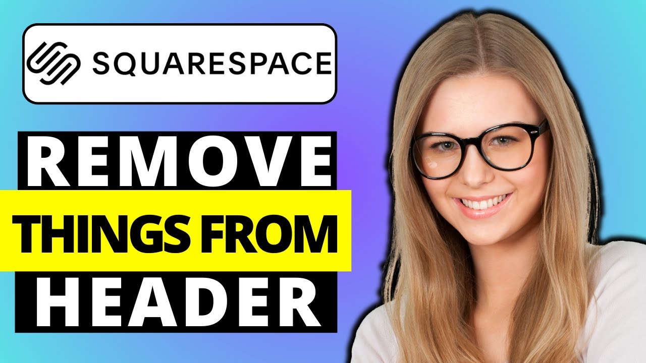 How To Remove Things From Squarespace Header YouTube