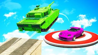 TANK vs. Supercars In A GTA 5 Derby!