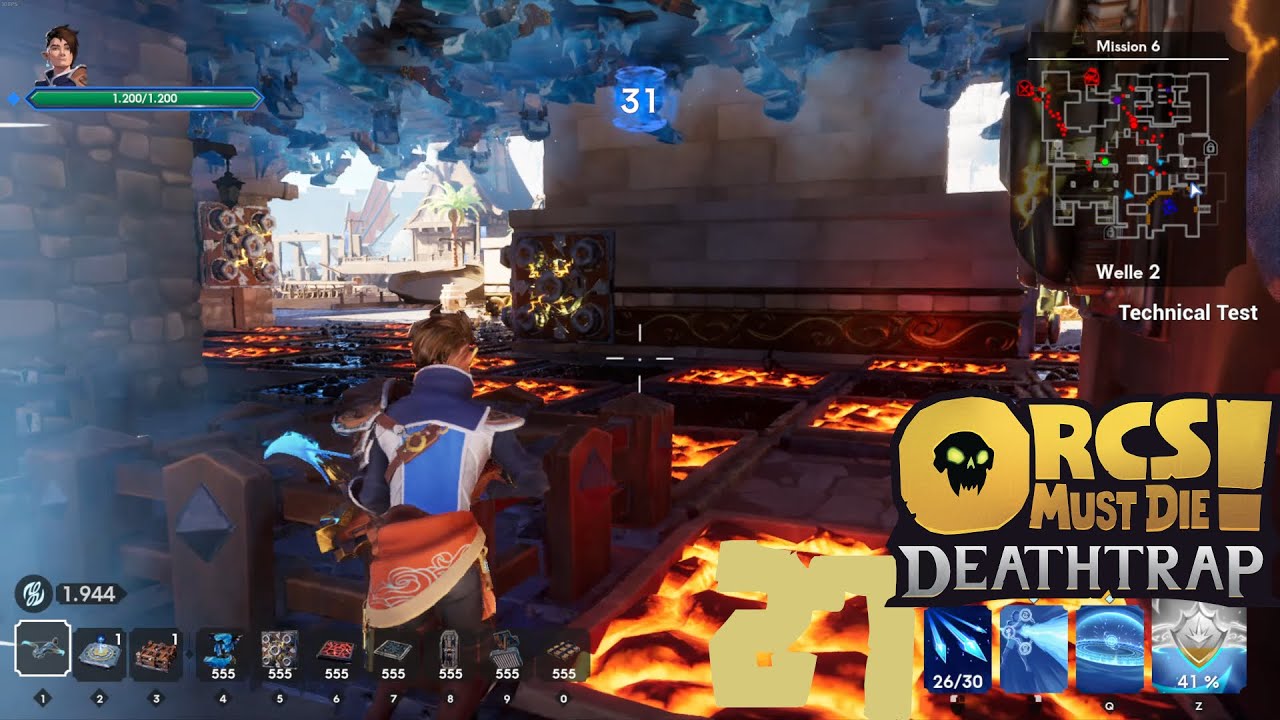 Mission 6 Trockendocks Patient Null | Let's Play Orcs Must Die! Deathtrap Technical Playtest #27