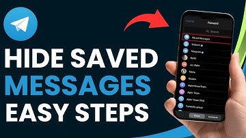 How to Hide Telegram Saved Messages !