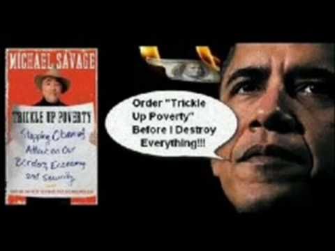 Part 1 Monica Crowley talks to Michael Savage about his book "Trickle Up Poverty"