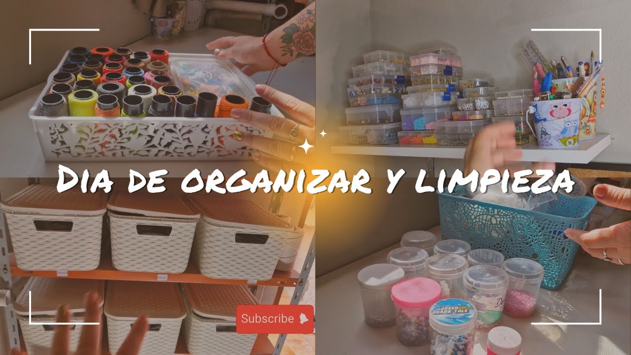 ✨Como organizo mi MATERIAL para bisutería y manualidades✨