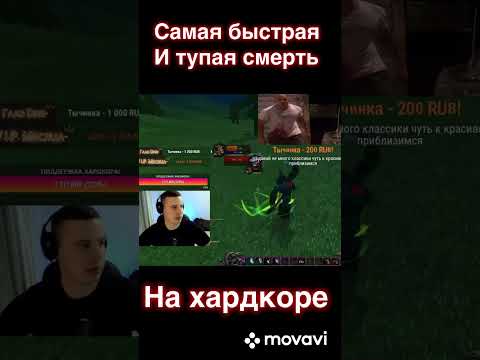 Самая тупая смерть на hardcore World of Warcraft
