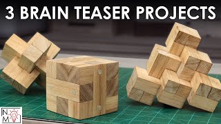 3 Woodworking Puzzles You Can Make in a Day