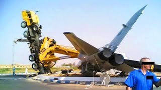 Total idiots in Crane ! 10 Extreme Dangerous Crane Skills - Heavy Equipment Operation Fails #45