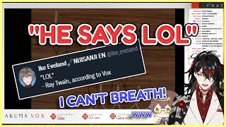 Ike's uncontrollable laugh after Vox solves a puzzle 【NIJISANJI EN】 screenshot 1