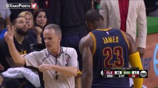 LeBron Almost Gets Posterized by Avery Bradley   Cavaliers vs Celtics   Game 1   2017 NBA Playoffs