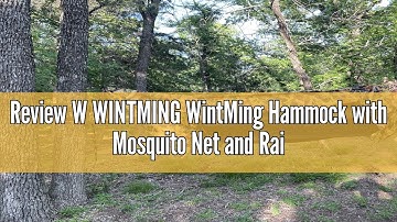 Review W WINTMING WintMing Hammock with Mosquito Net and Rain Fly Cover 3 in 1 Camping Hammock Tent