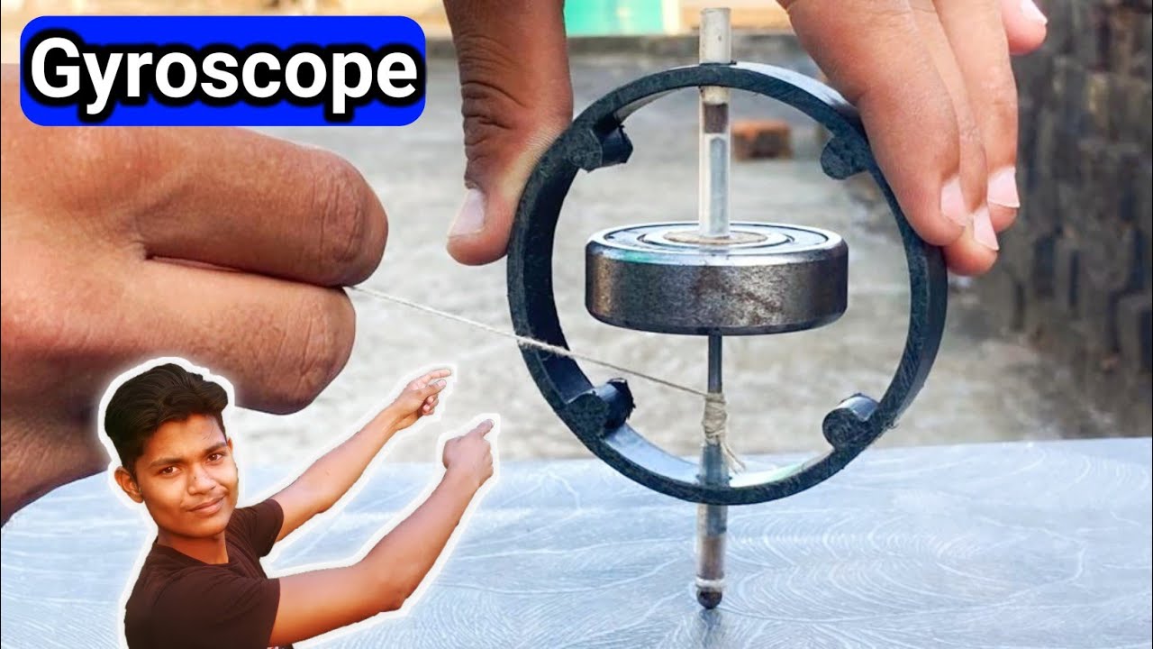 Механический роторный гироскоп из подручных материалов