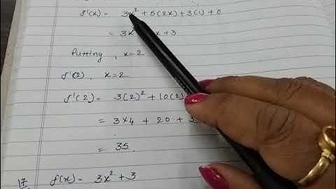 Statistics std 12 ch 5 Differentiation