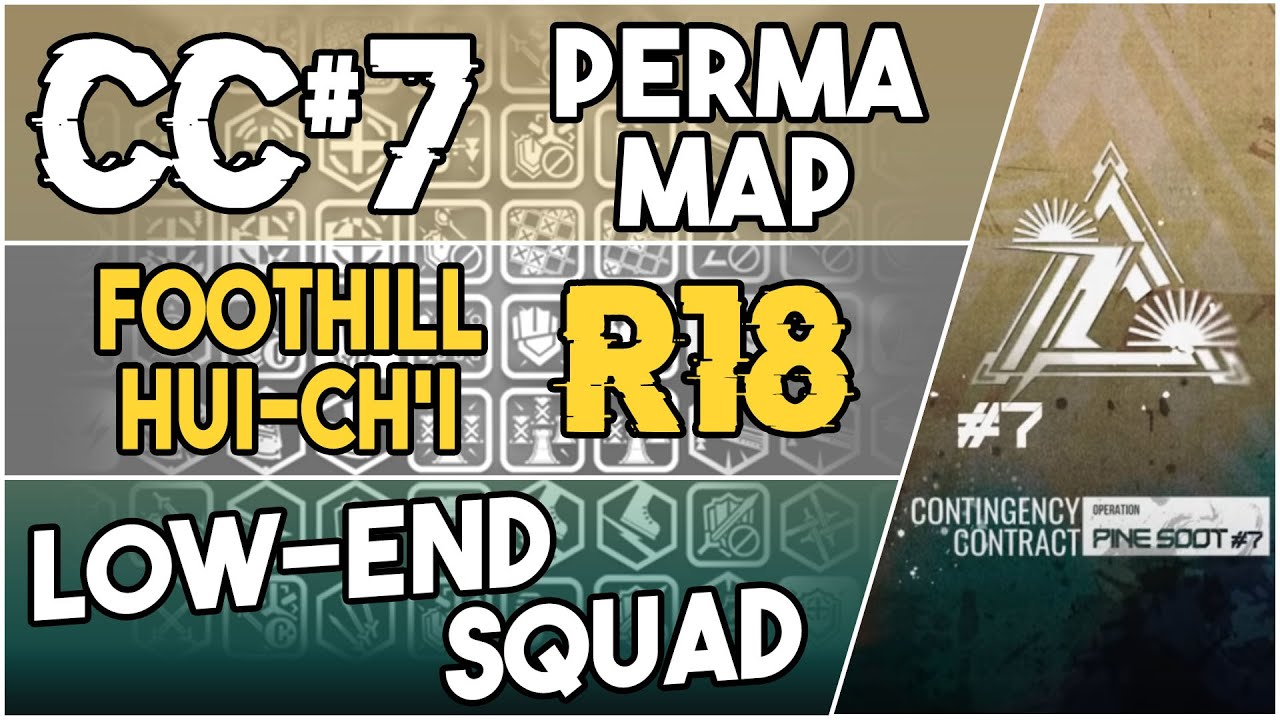 CC#7 Permanent Map - Foothill Hui-ch'i Risk 18 | Low End Squad |【Arknights】