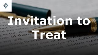 Invitation to Treat | Contract Law