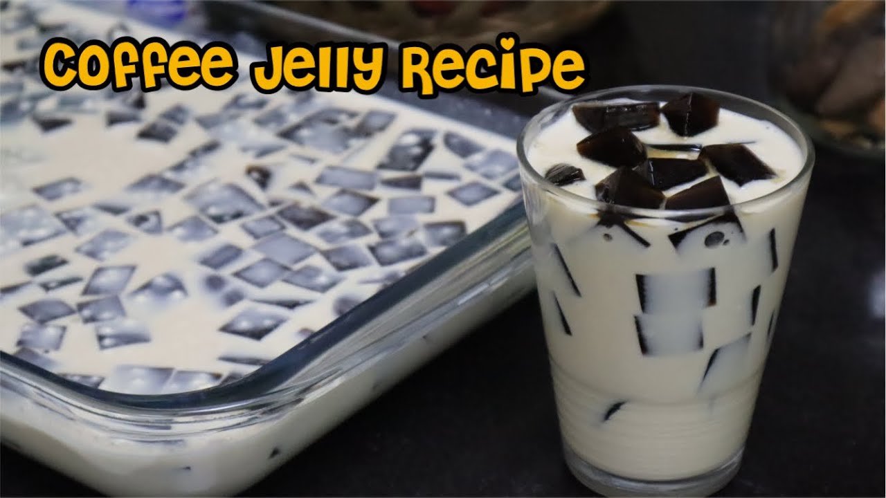 COFFEE JELLY WITH CHEESE RECIPE YouTube
