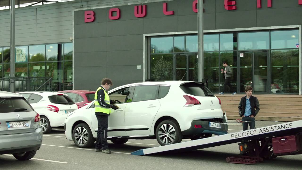 Prestation pour "Peugeot Assistance", Le dépanneur de 1'14 à 1'41