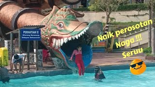 Berenang di Karang Setra | ada perosotan naga