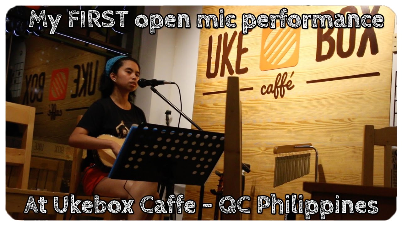 My Open Mic performance at Uke Box Caffe