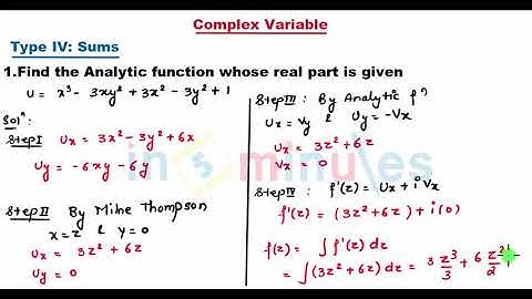 M3 | 20 | Complex Variable_Real or Imaginary Part is given_(Part_2)