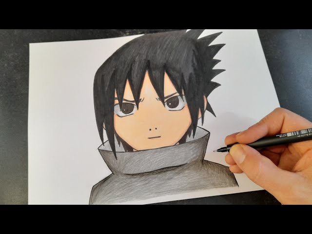 Kid Sasuke  Naruto e sasuke desenho, Personagens de anime, Anime naruto