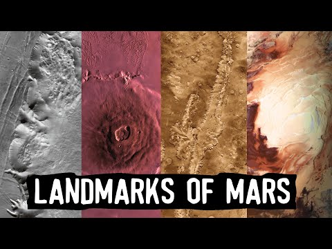 The Red Planet - Landmarks of Mars